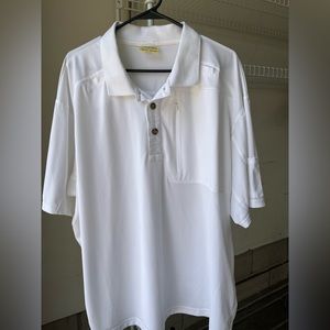 Men’s Cabela’s 2XL Nylon Knit polo.  With zipper breast pocket.  Like New.